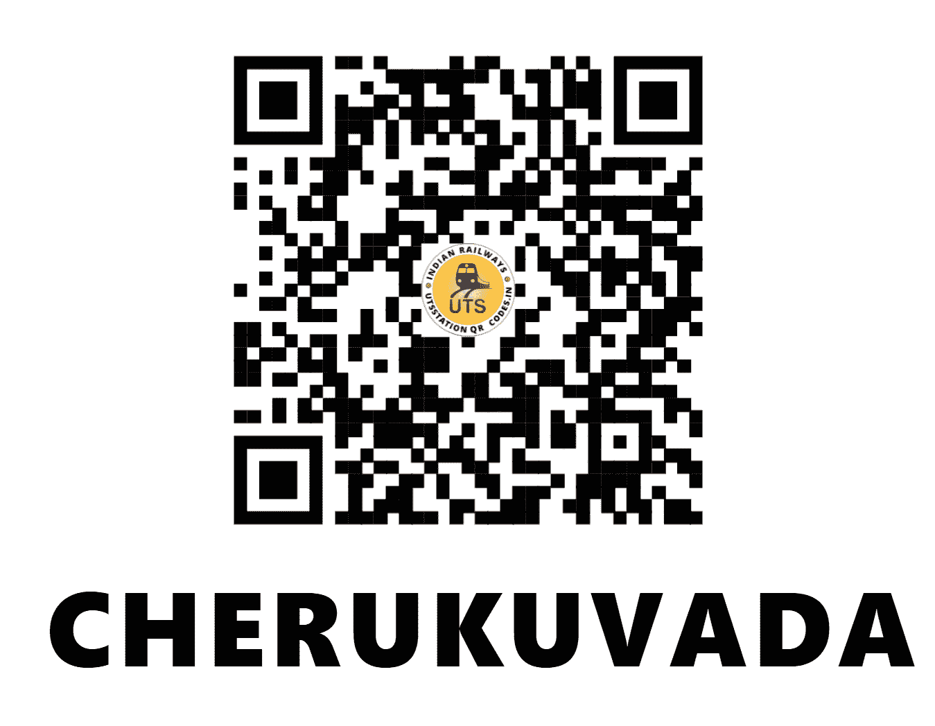 UTS QR Code for CHERUKUVADA - CKV - SC (ANDHRA PRADESH)